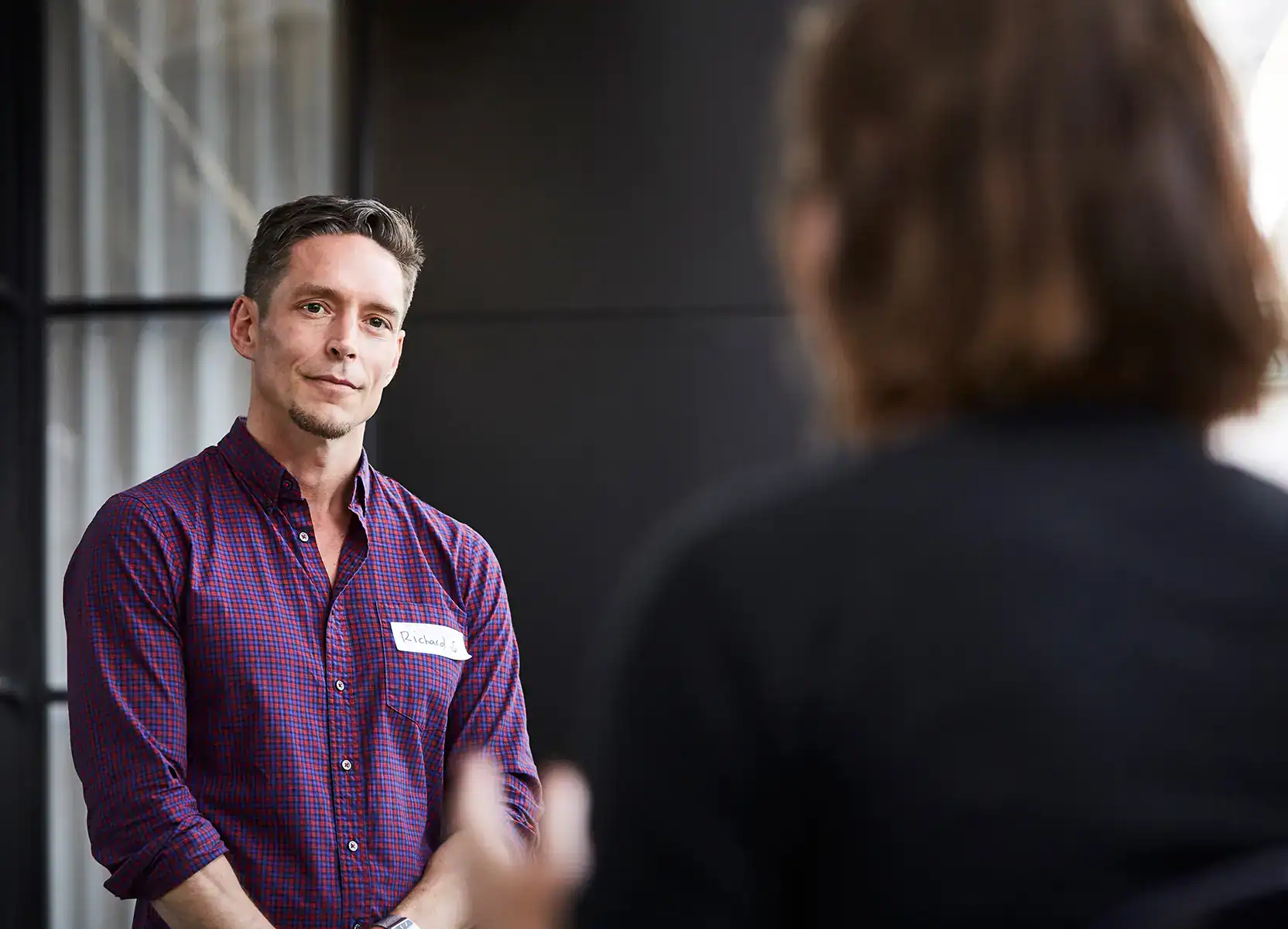 Dr Richard Chambers listening during a leadership workshop